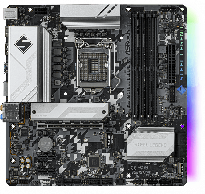ASRock B560M STEEL LEGEND / mATX S1200 DDR4 4800