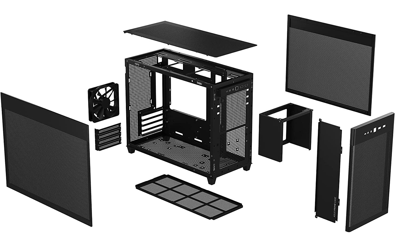 ASUS Prime MESH AP201 mATX Black