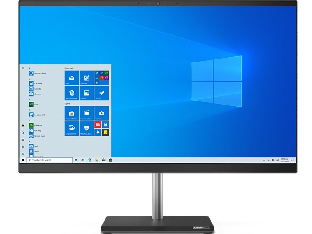 Lenovo V50a 24IMB / 23.8 FullHD / Core i7-10700T / 16GB DDR4 / 512GB NVMe / Windows 10 PRO / Black