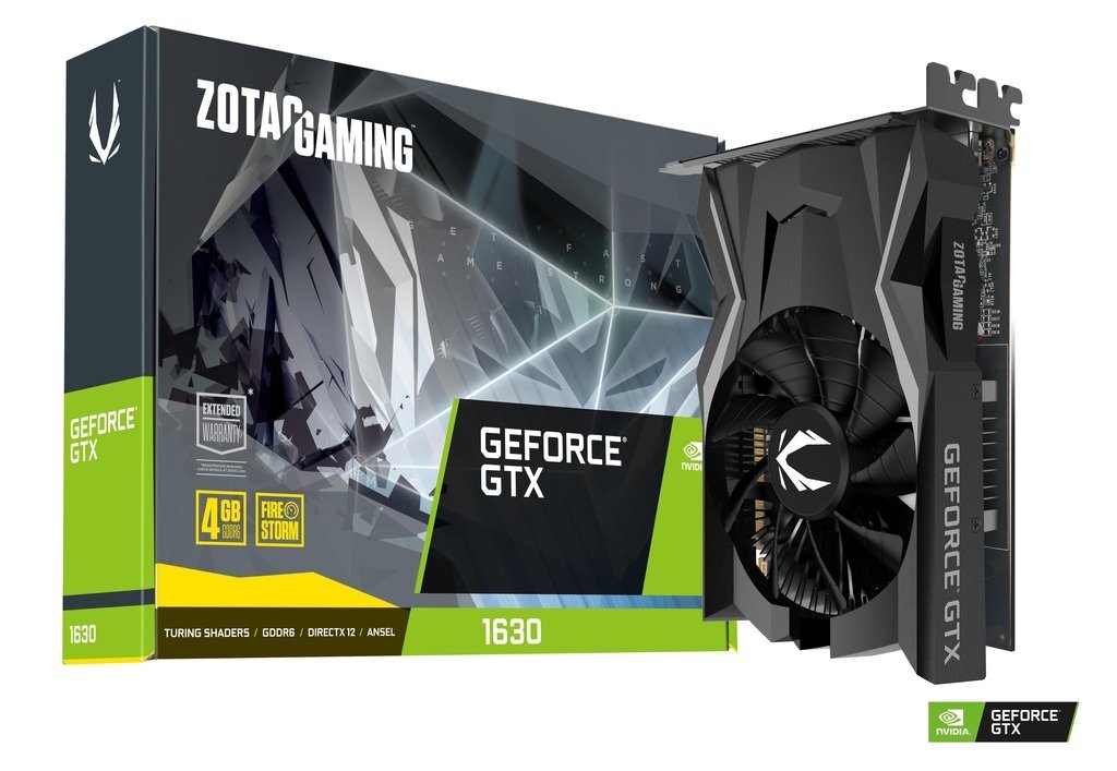 ZOTAC GeForce GTX 1630 4GB GDDR6 64bit / ZT-T16300F-10L