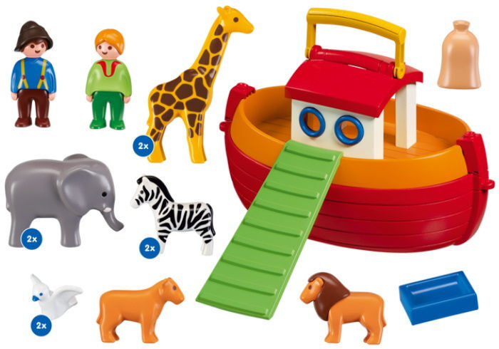Playmobil PM6765 My Take Along Noah's Ark 1.2.3