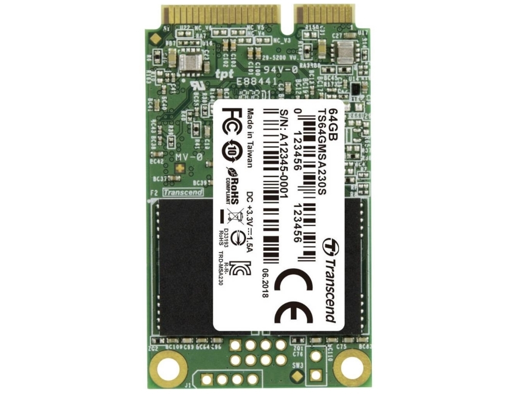 Transcend 230S TS512GMSA230S / 512GB mSATA