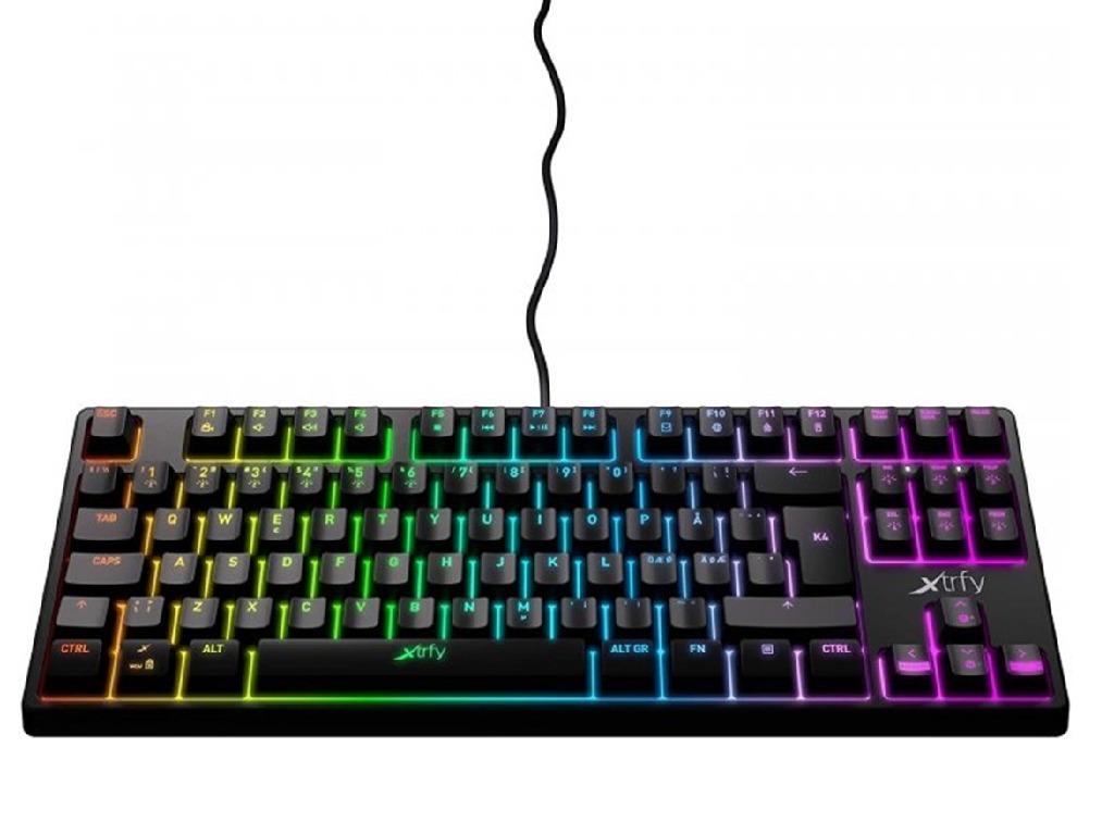XTRFY K4 TKL RGB Kailh Red / XG-K4-RGB-TKL-R-RUS