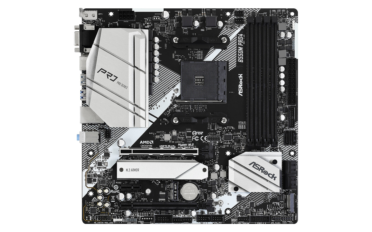 ASRock B550M PRO4 / mATX AM4 DDR4 4733+