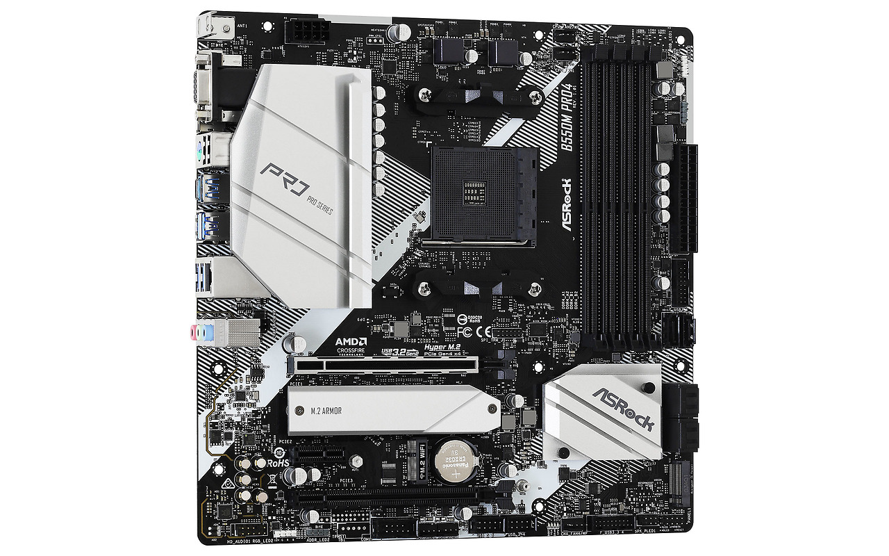 ASRock B550M PRO4 / mATX AM4 DDR4 4733+