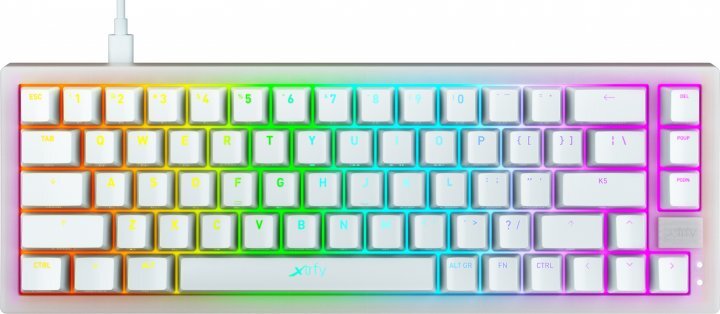 XTRFY K5 68 keys Kailh Red Hot-swap RGB White