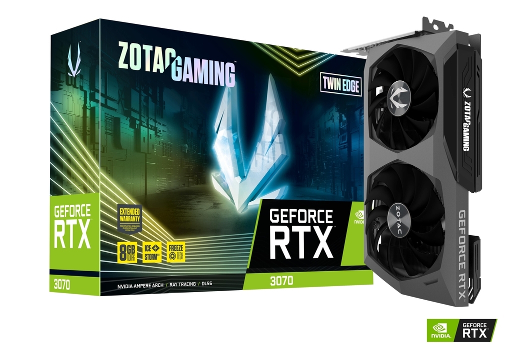 ZOTAC GeForce RTX 3070 Twin Edge LHR 8GB GDDR6 256bit / ZT-A30700E-10PLHR