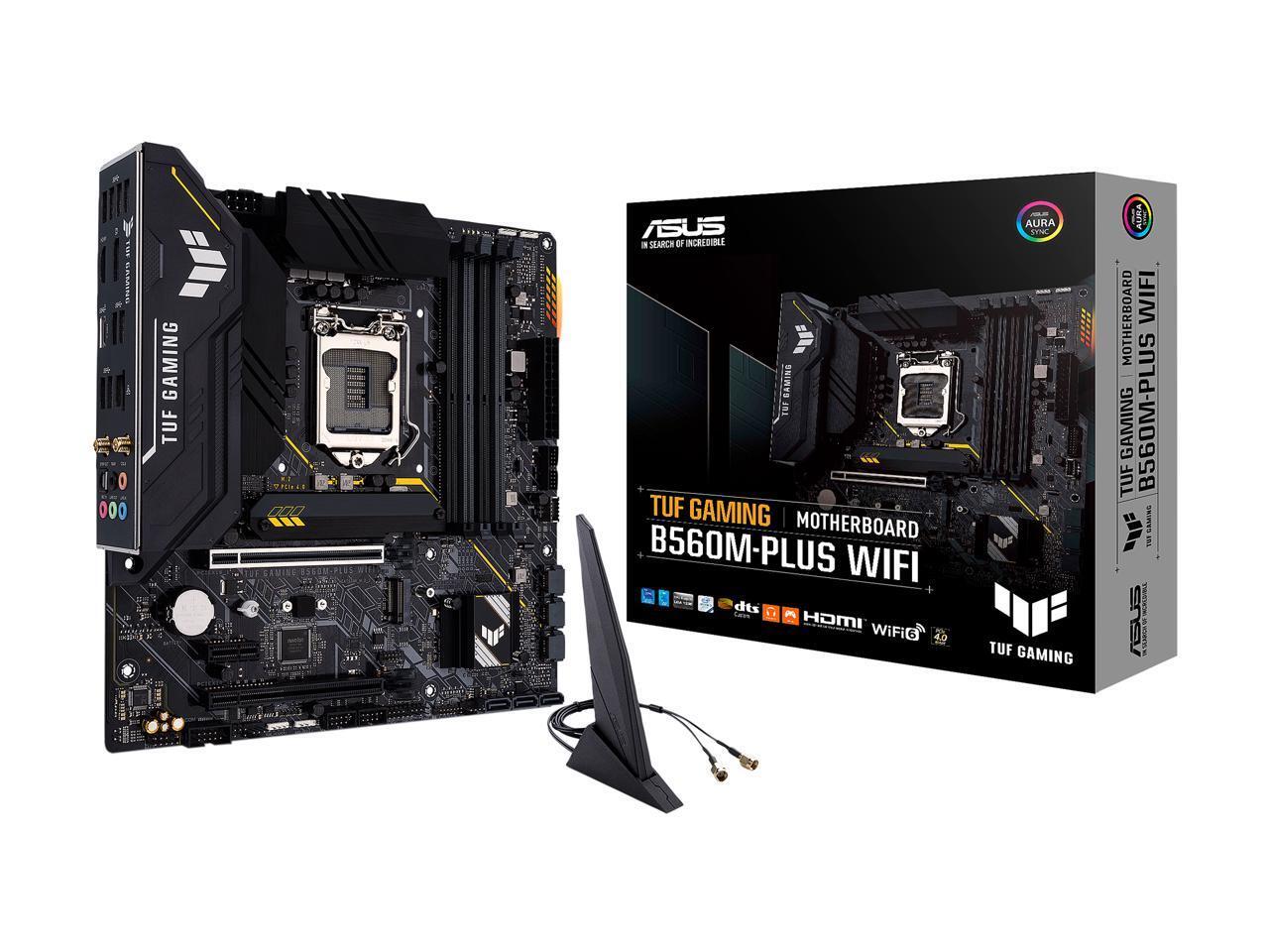 ASUS TUF GAMING B560M-PLUS WI-FI / mATX LGA1200 DDR4 5000