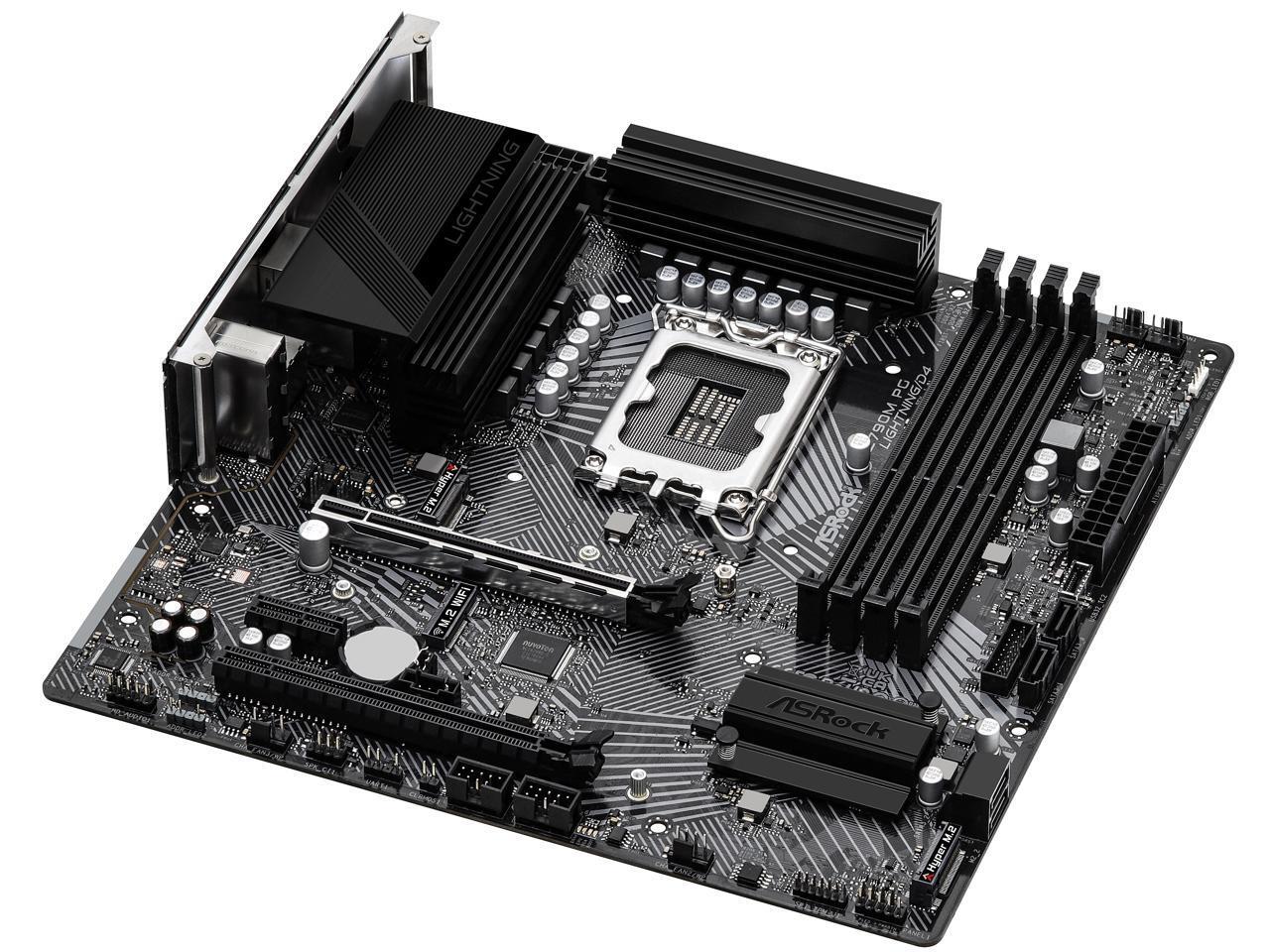 ASRock Z790M PG LIGHTNING/D4 / mATX LGA1700 DDR4 5333+