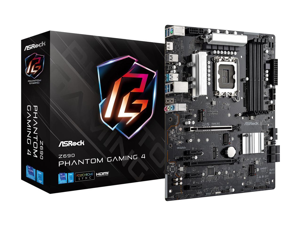 ASRock Z690 PHANTOM GAMING 4 / ATX LGA1700 DDR4 5333+
