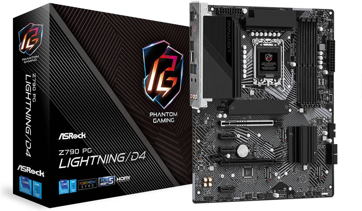 ASRock Z790 PG LIGHTNING/D4 / ATX LGA1700 DDR4 5333+