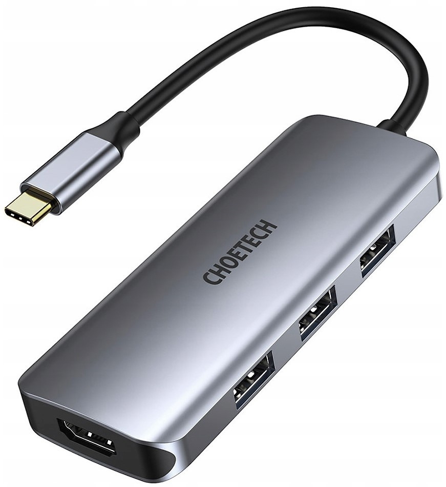 CHOETECH HUB-M19 / 7-In-1 USB-C Multiport Adapter