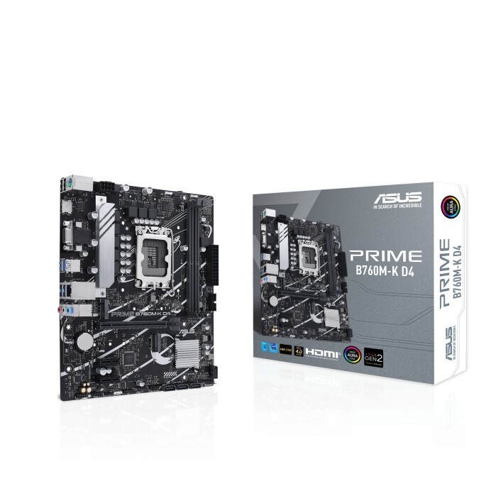 ASUS PRIME B760M-K D4 / mATX LGA1700 DDR4 5333