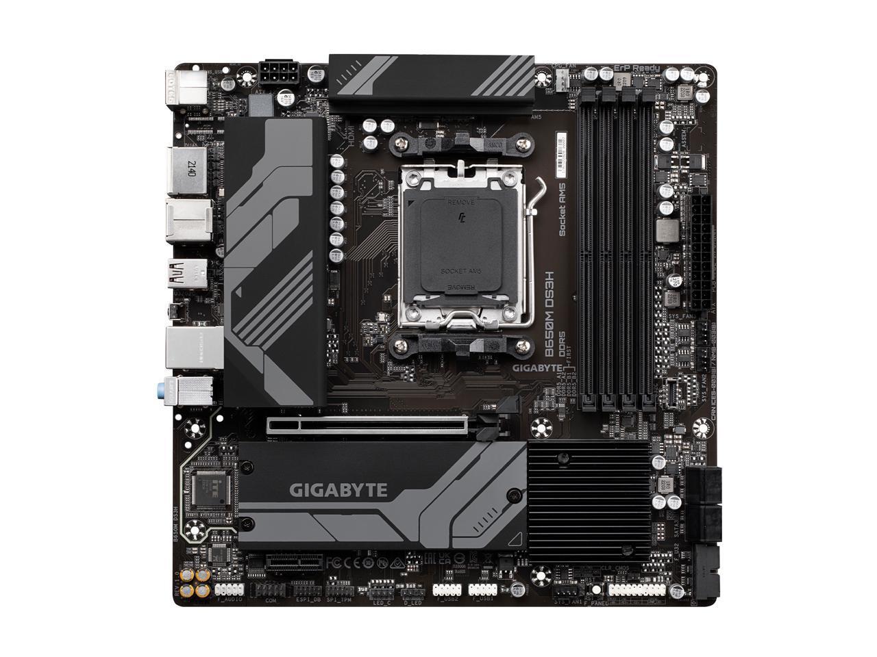 GIGABYTE GA-B650M DS3H / mATX AM5 DDR5 6400