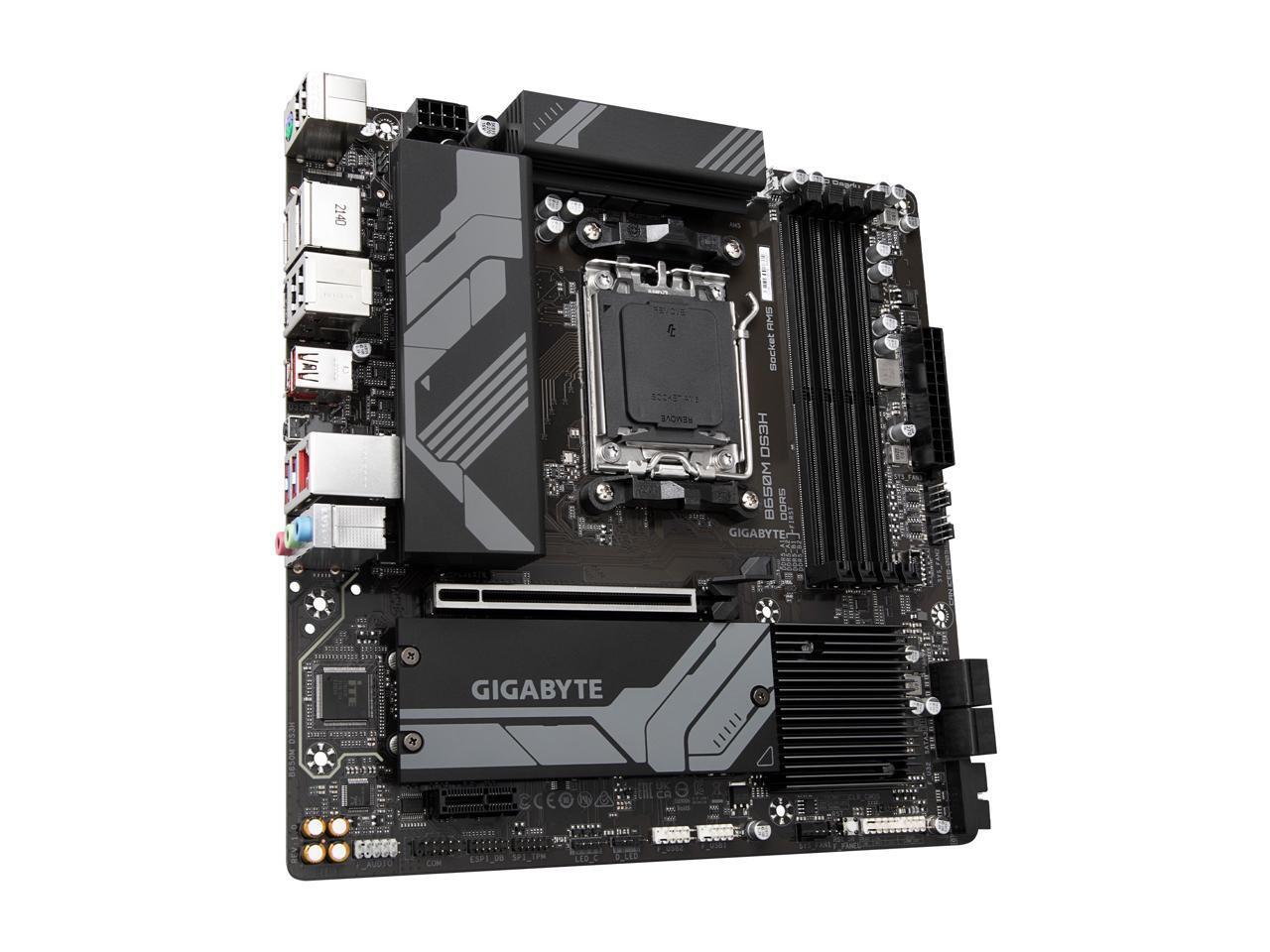GIGABYTE GA-B650M DS3H / mATX AM5 DDR5 6400