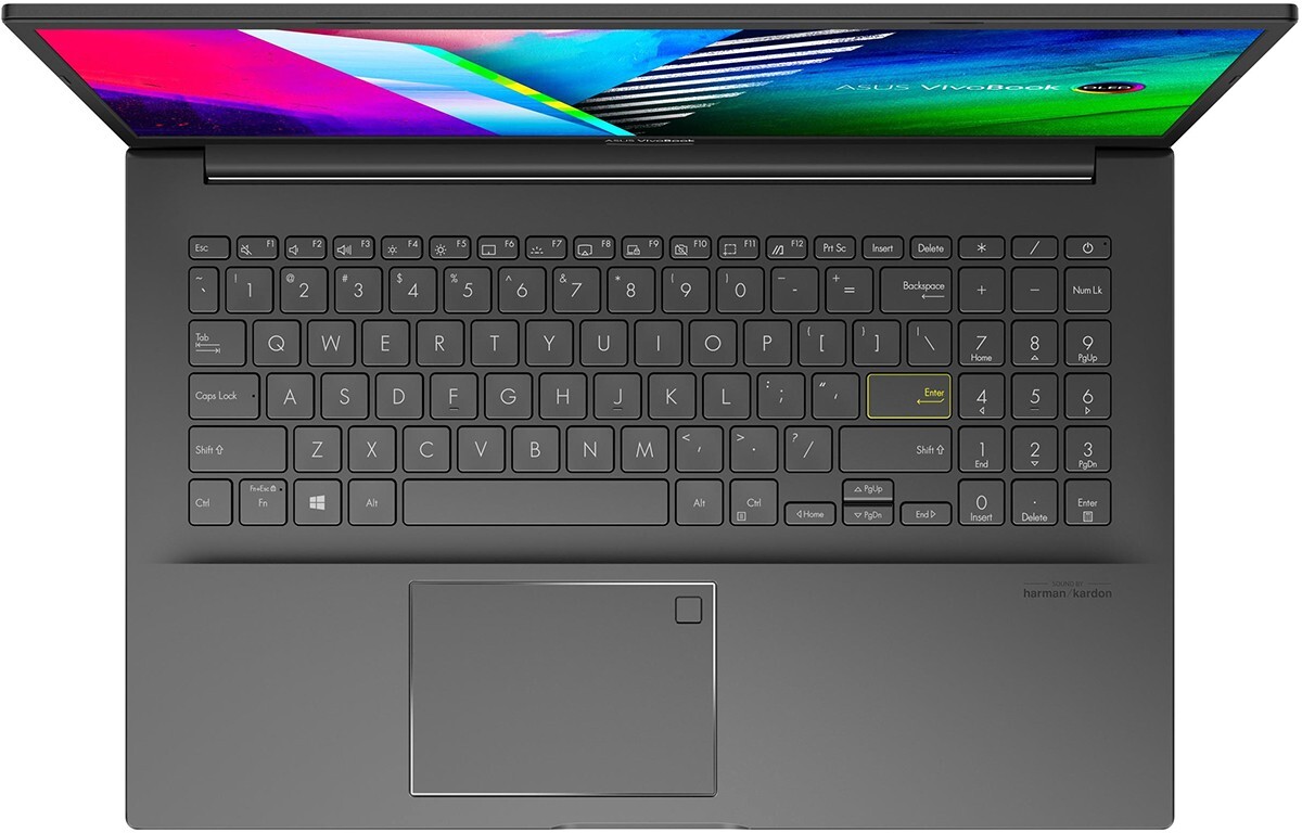 ASUS Vivobook K513EA-L12253 / 15.6 FullHD OLED / Core i7-1165G7 / 8GB DDR4 / 512GB NVMe / Intel Iris Xe / DOS /