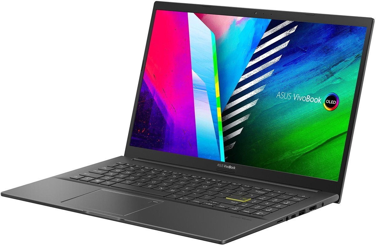 ASUS Vivobook K513EA-L12253 / 15.6 FullHD OLED / Core i7-1165G7 / 8GB DDR4 / 512GB NVMe / Intel Iris Xe / DOS /