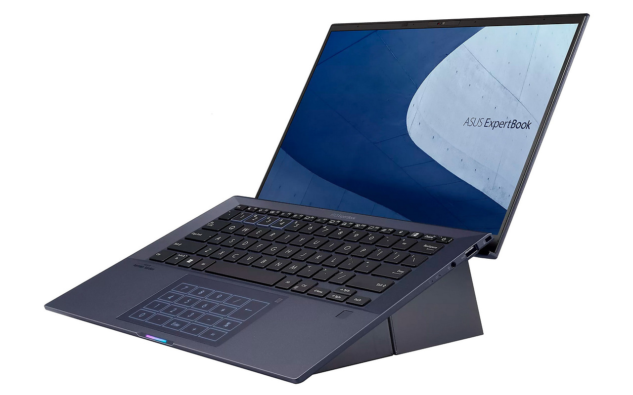 ASUS ExpertBook B9 B9400CBA / 14 FullHD / Core i7-1255U / 16Gb LPDDR5 / 1.0TB SSD / Intel Iris Xe / NumberPad / Windows 11 Pro