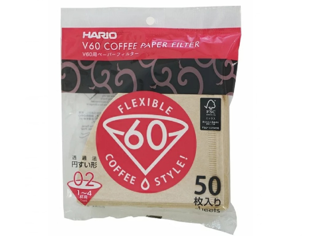 HARIO V60 Filter 02 - 50 / VCF-02-50M-F