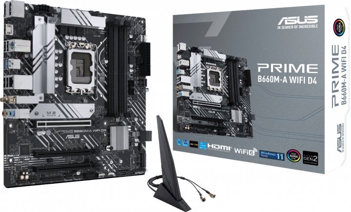 ASUS PRIME B660M-A WI-FI D4 / mATX LGA1700 DDR4 5333