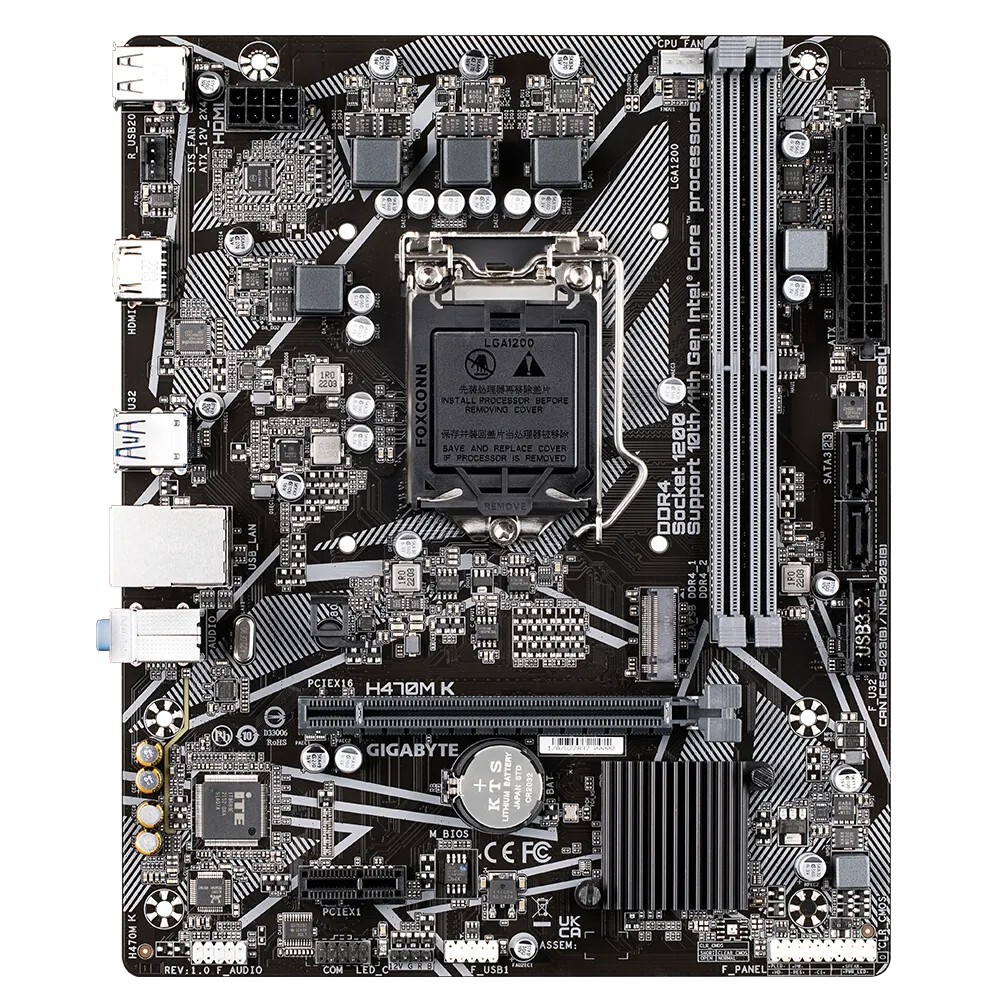 GIGABYTE H470M K / ATX LGA1200 DDR4 2933