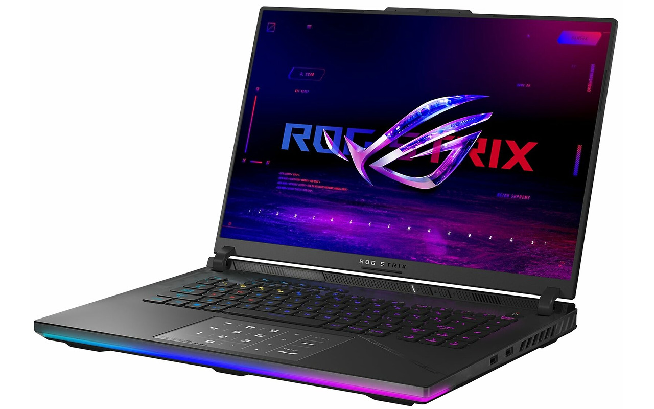 ASUS ROG Strix SCAR 16 G634 / 16 Nebula QHD+ IPS 240Hz / Core i9-13980HX / 32GB DDR5 / 1.0TB NVMe / GeForce RTX 4080 12GB GDDR6 / No OS /
