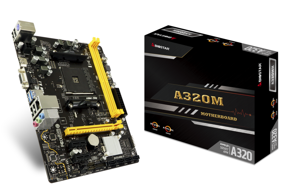 Biostar A320MH 2.0 / mATX AM4 DDR4 2933
