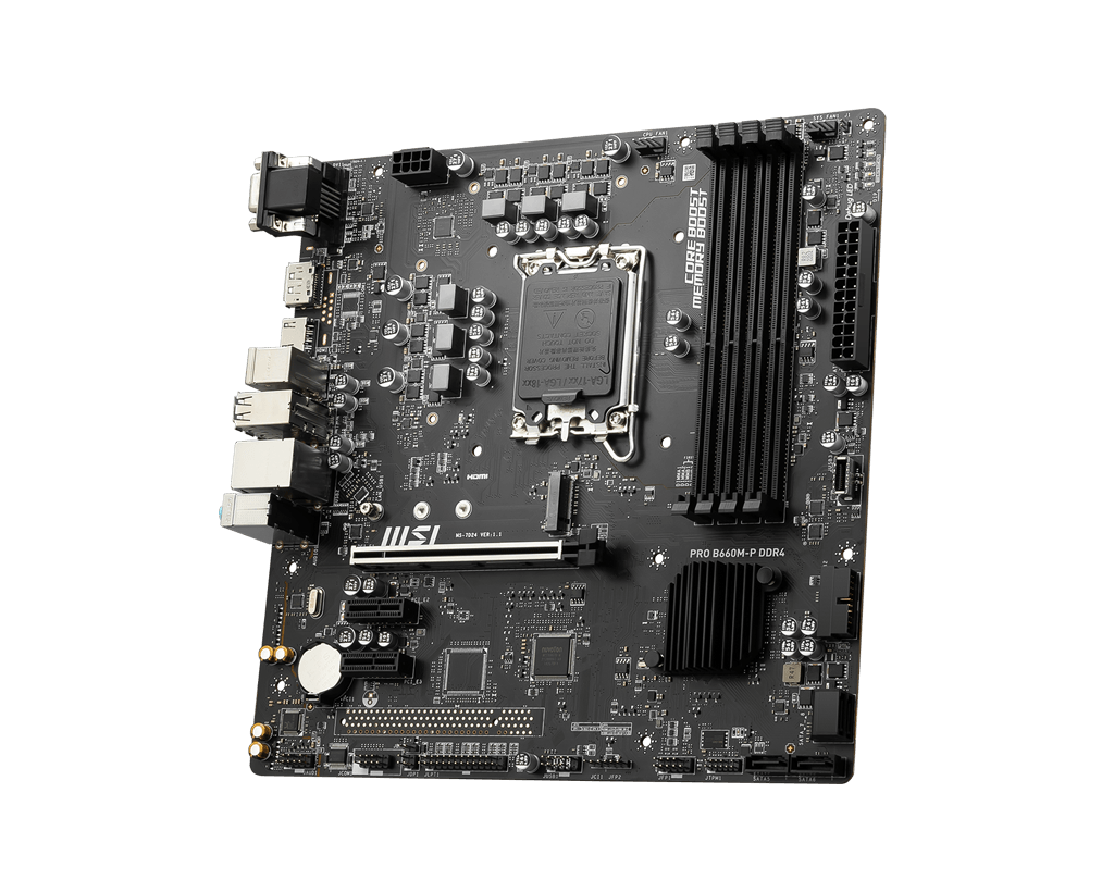 MSI PRO B660M-P DDR4 mATX Dual 4xDDR4 4600