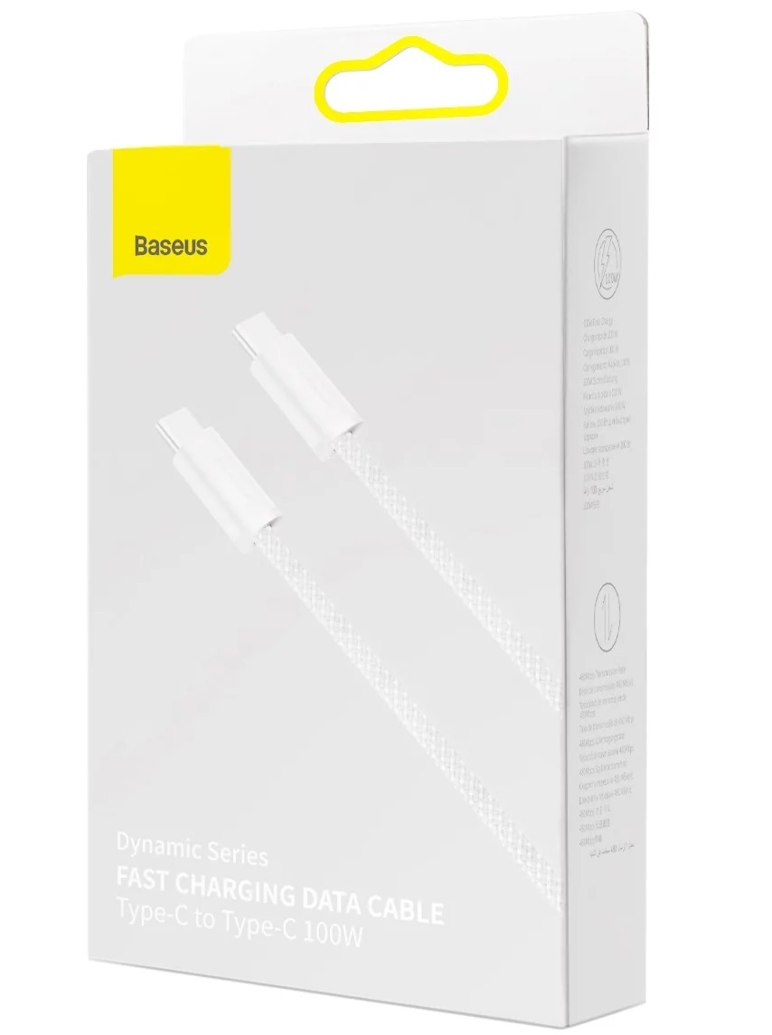 Baseus CALD000202 / Type-C - Type-C Braided 100W 1m