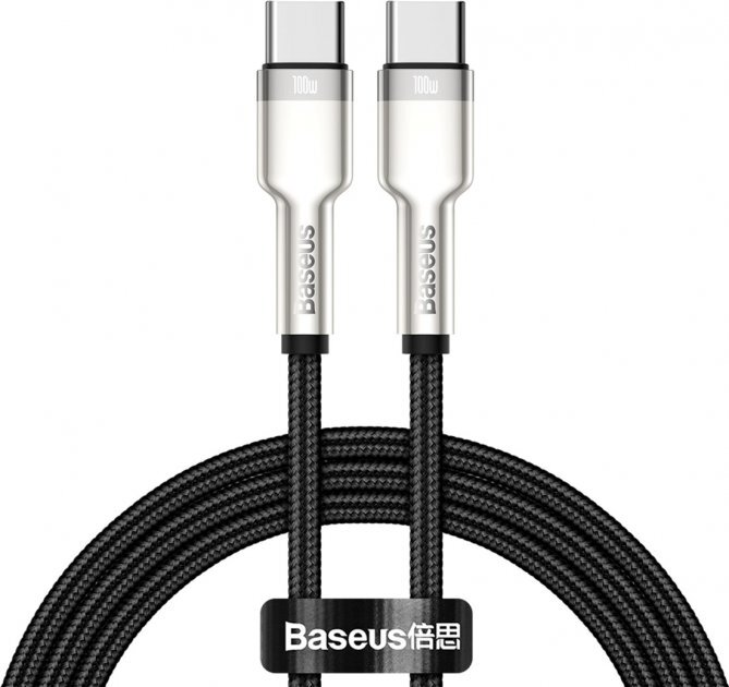 Baseus CATJK-C01 / Type-C - Type-C Braided 100W 1m