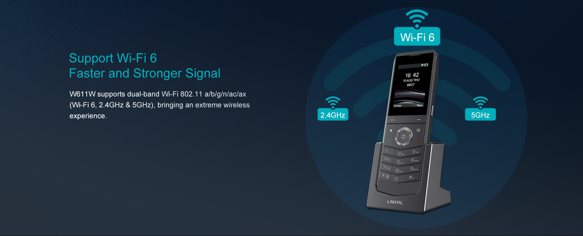 Fanvil W611W / Portable Wi-Fi Phone