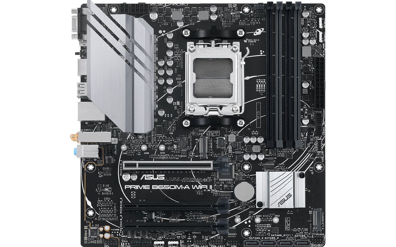 ASUS PRIME B650M-A WI-FI II / mATX AM5 DDR5 7600+