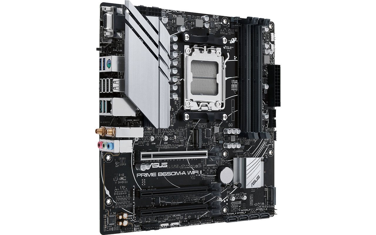 ASUS PRIME B650M-A WI-FI II / mATX AM5 DDR5 7600+