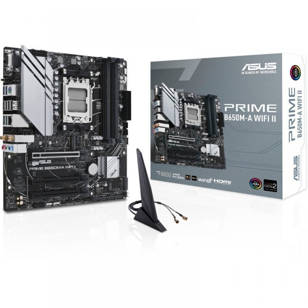 ASUS PRIME B650M-A WI-FI II / mATX AM5 DDR5 7600+