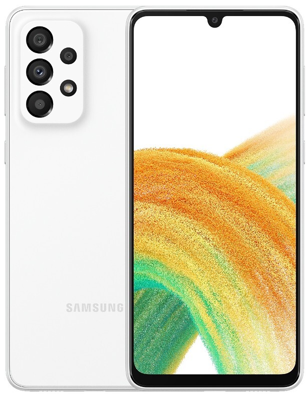 Samsung Galaxy A33 / 6.4 Super AMOLED 90Hz / Exynos 1280 / 8GB / 128GB / 5000mAh / White