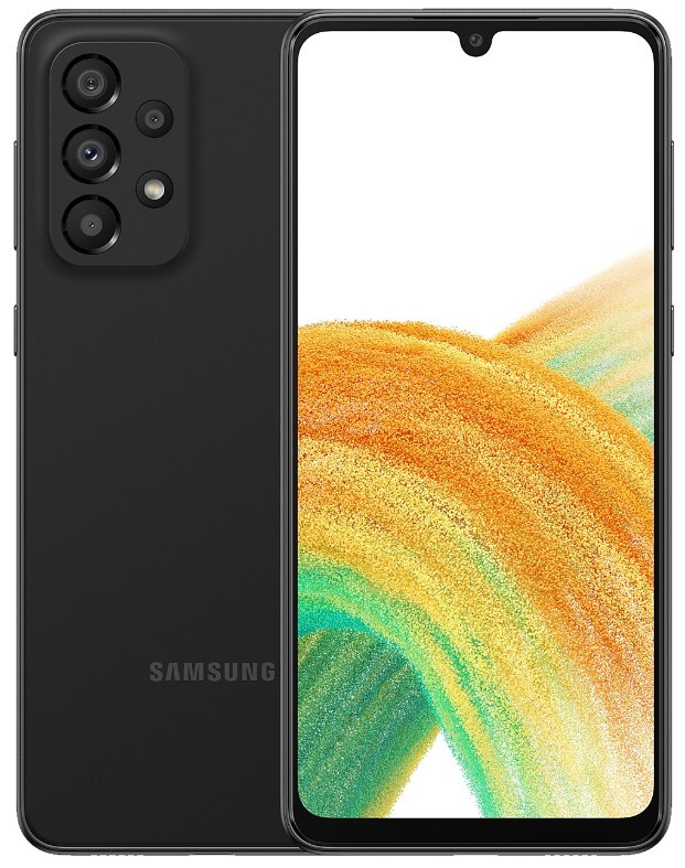 Samsung Galaxy A33 / 6.4 Super AMOLED 90Hz / Exynos 1280 / 8GB / 128GB / 5000mAh / Black