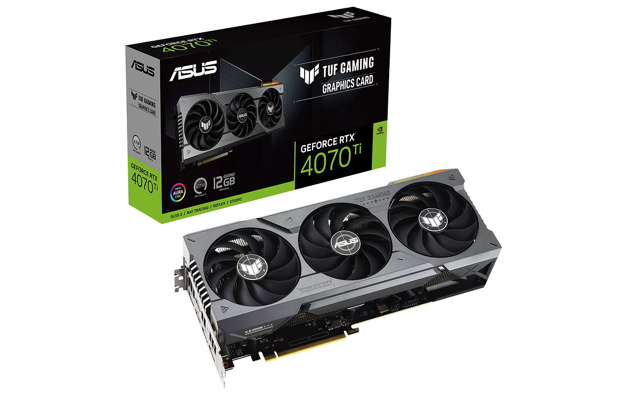 ASUS GeForce RTX 4070 Ti 12GB GDDR6X TUF Gaming 192bit / TUF-RTX4070TI-O12G-GAMING