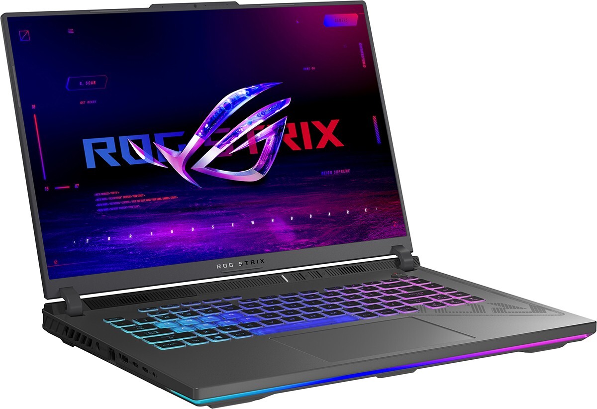ASUS ROG Strix G16 G614JI / 16 QHD+ 240Hz / Core i9-13980HX / 16Gb DDR5 / 1.0Tb SSD / GeForce RTX 4070 8Gb / No OS /