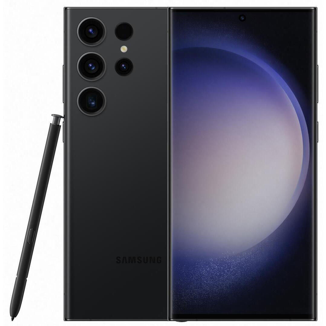 Samsung Galaxy S23 Ultra / 6.8 Dynamic AMOLED 2X 120Hz / Snapdragon 8 Gen 2 / 12GB / 512GB / 5000mAh / 200Mpix f1.7mm / S918 Black