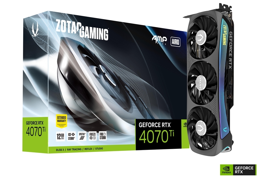 ZOTAC GeForce RTX 4070 AMP AIRO 12GB GDDR6X 192bit / ZT-D40710F-10P