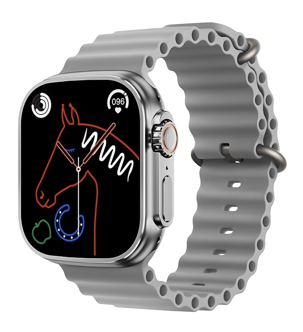 Charome Smart Watch HD Call T8 Ultra Silver