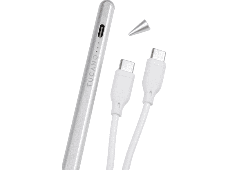 Tucano Stylus Pen Active Magnetic for iPad / MA-STY Silver
