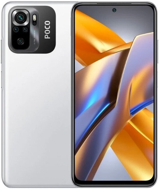Xiaomi Poco M5s / 6.43 AMOLED / Helio G95 / 4GB / 64GB / 5000mAh / White
