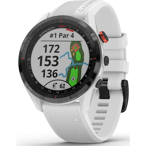 Garmin Approach S62 Black Ceramic Bezel / 010-02200 White