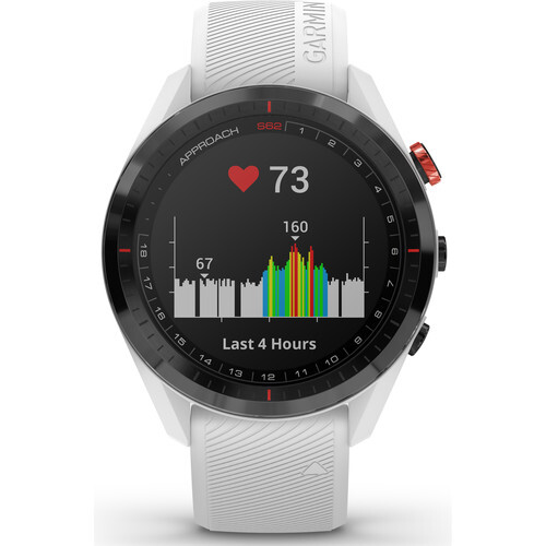 Garmin Approach S62 Black Ceramic Bezel / 010-02200 White