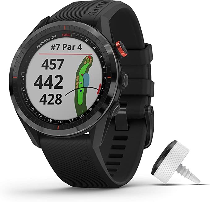 Garmin Approach S62 Black Ceramic Bezel / 010-02200 Black CT10