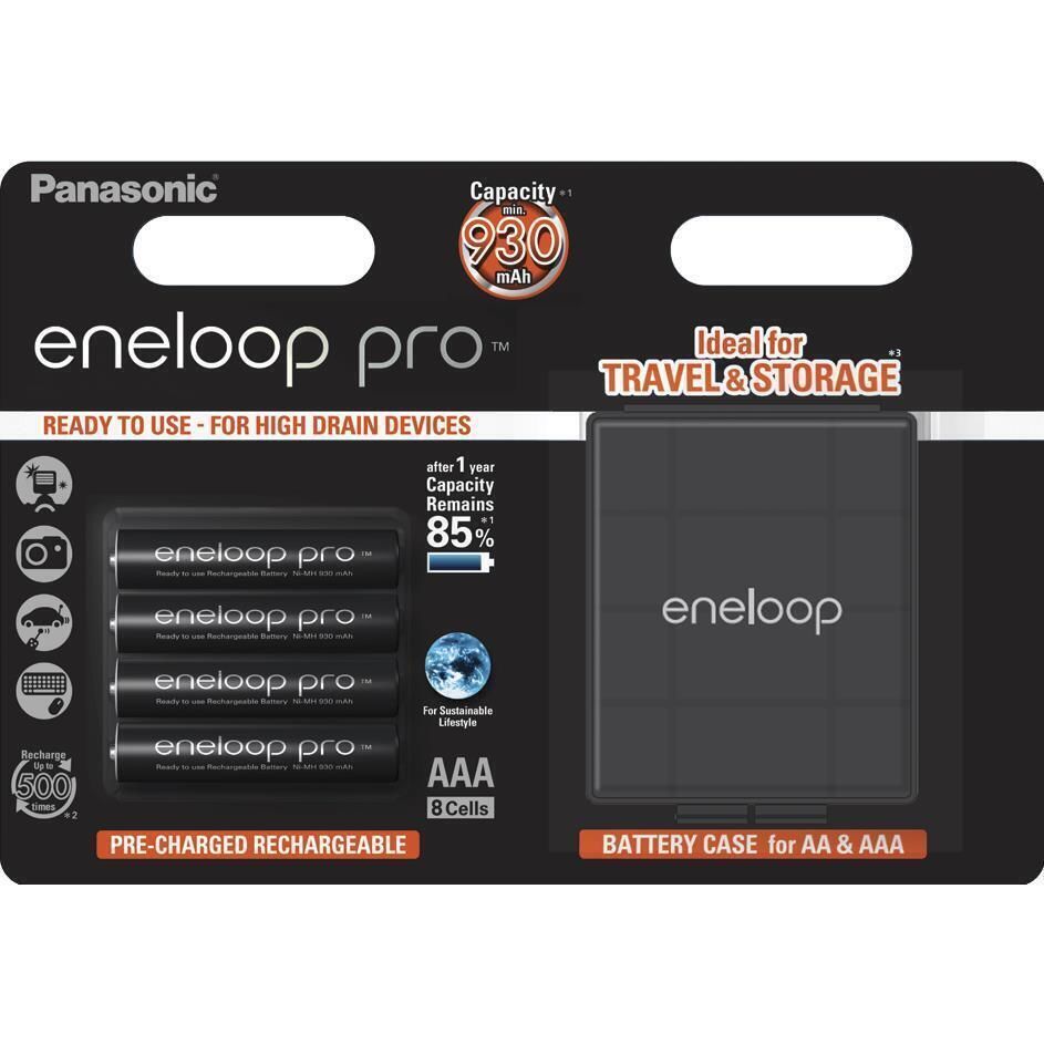 Eneloop PRO 930mAh AAA x4 / BK-4HCDEC4BE