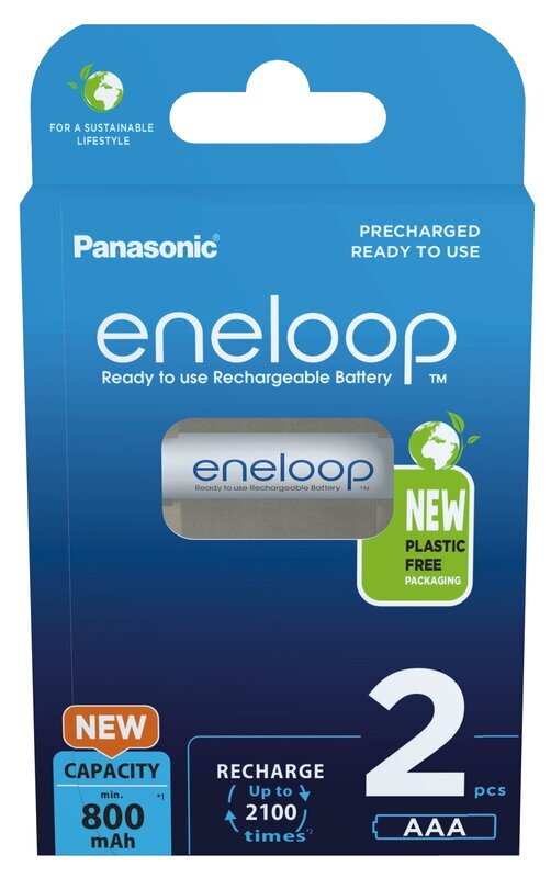 Eneloop 800mAh AAA x2 / BK-4MCDE/2BE