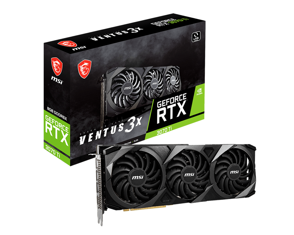 MSI GeForce RTX 3070 Ti VENTUS 3X OC 8GB GDDR6X 256Bit