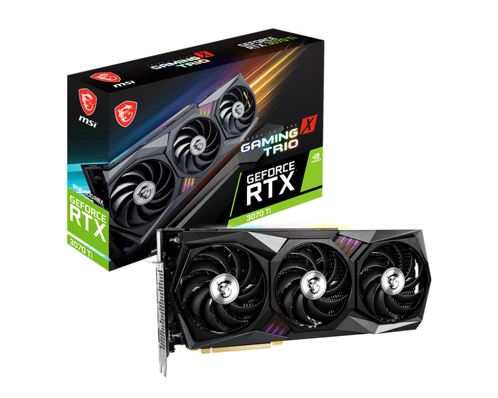 MSI GeForce RTX 3070 Ti GAMING X TRIO 8G 8GB GDDR6X 256Bit